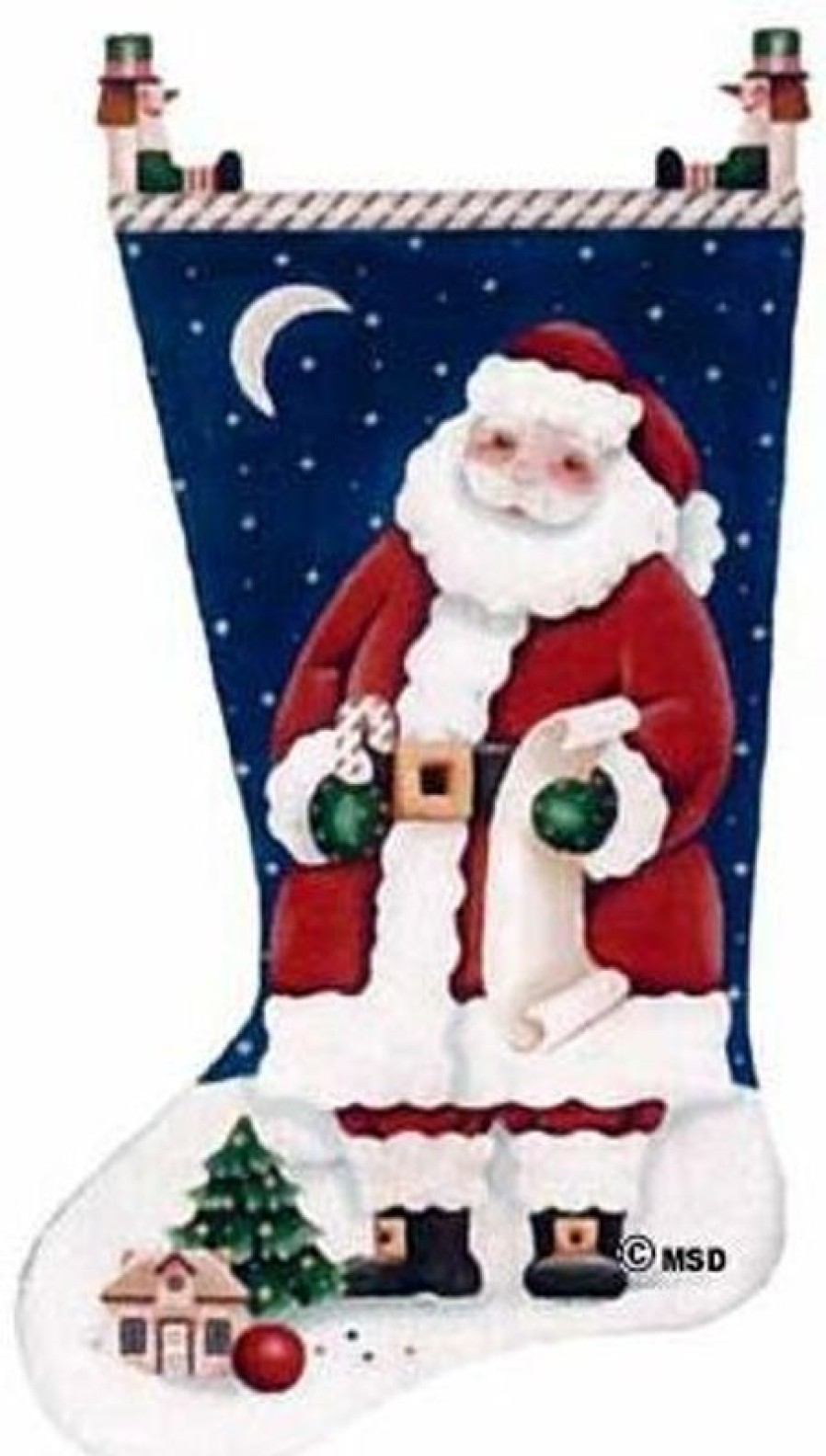 Christmas Stockings Melissa Shirley Designs  | Santa Socks A