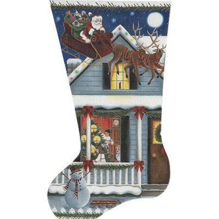 Christmas Stockings Rebecca Wood Designs  | Santa Sighting