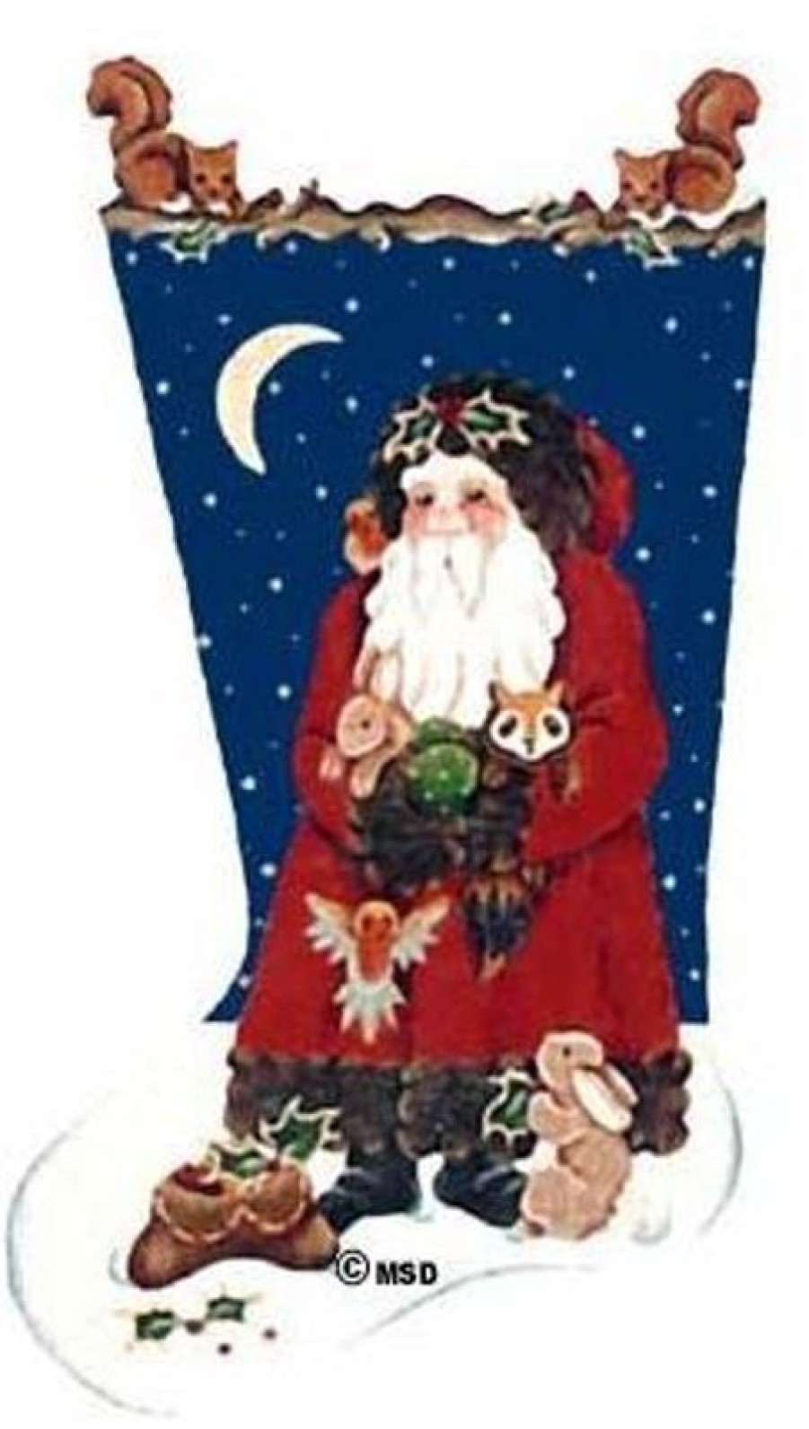 Christmas Stockings Melissa Shirley Designs  | Santa Socks H